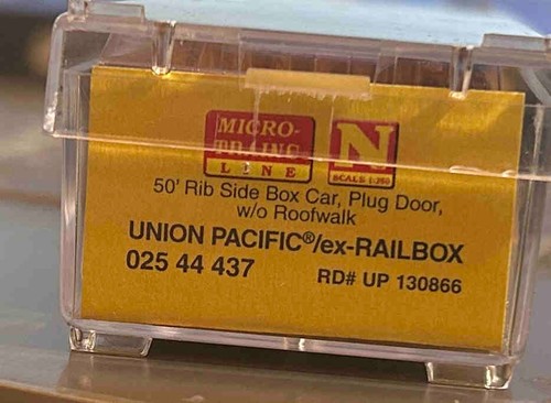 N Scale MTL Railbox Repatched #2 - Union Pacific ex-Railbox Rd# 130866 - Picture 2 of 3