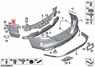 Genuine BMW G14 G15 840dX Convertible Connection Wheel Arch Left 