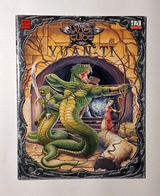  YUAN-TI  THE SLAYER'S GUIDE TO  D20 SYSTEM MGP 15  DUNGEONS & DRAGONS D&D DnD
