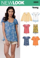 New Look Ladies Easy Sewing Pattern 6891 Summer Tops & Blouses (NewLook-6...