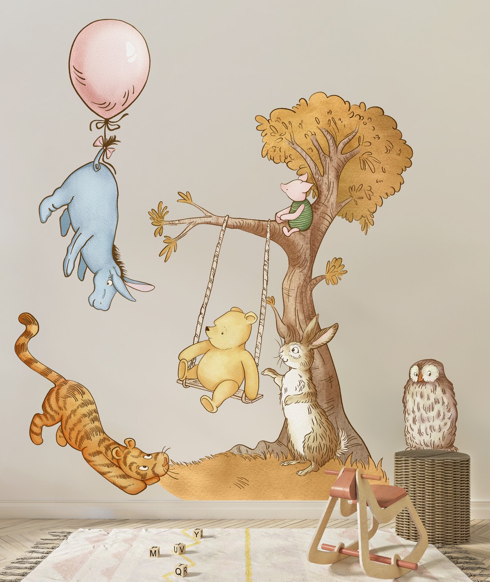 Quadro Su Tela Winnie The Pooh - Togetherish | Decorazioni Murali - Foto 11