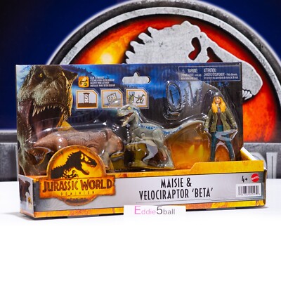 ジュラシック・ワールド Maisie & Velociraptor 'Beta' Jurassic World Dominion Maisie & Velociraptor Beta