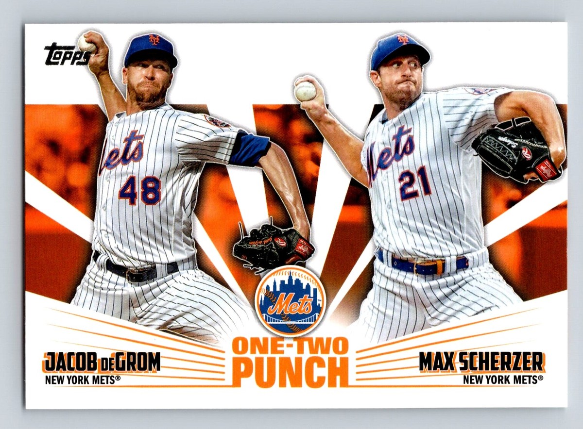 Jacob deGrom / Max Scherzer 2023 Topps One-Two Punch #12P-15 New 