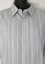 Claiborne Men's button front multi colored dress shirt 2XL