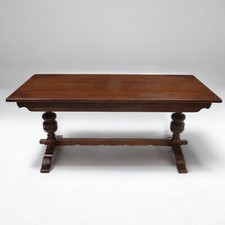 Old Charm Dining Table Solid Oak Refectory Tudor Brown 1727 FREE UK Delivery*
