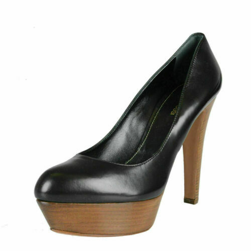 Bottes SERGIO ROSSI Joan En Cuir Noir Pour Femme - Zip Et Lacets - Modèle A92020 Neuf Avec Boîte