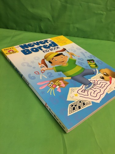 The Never-Bored Kid Book, Ages 4-5, by Evan-Moor Activity workbook, 2003 NEW - Picture 2 of 12