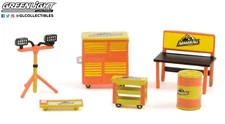 1:64 GreenLight *HOBBY EXCLUSIVE* ARMORALL THEMED 6pc TOOL ACCESSORY PACK NIP
