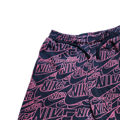 Nike Sportswear NSW Shorts XL Black Boys Over All Print Swoosh PE School Casual - Picture 4 of 21