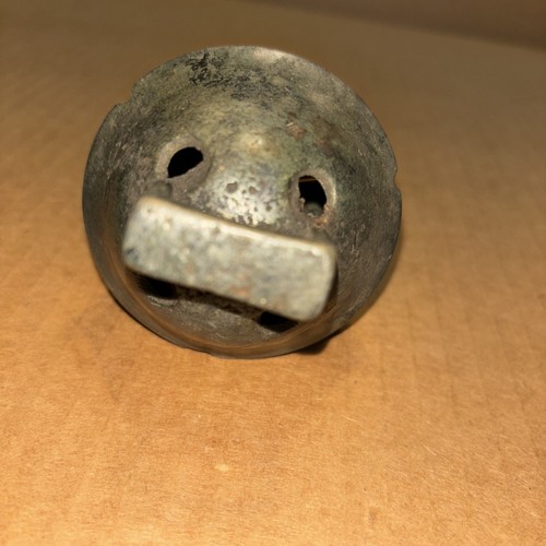 Vintage Cow Bell Cast Metal Cool Sound 3” Heavy - Picture 6 of 8