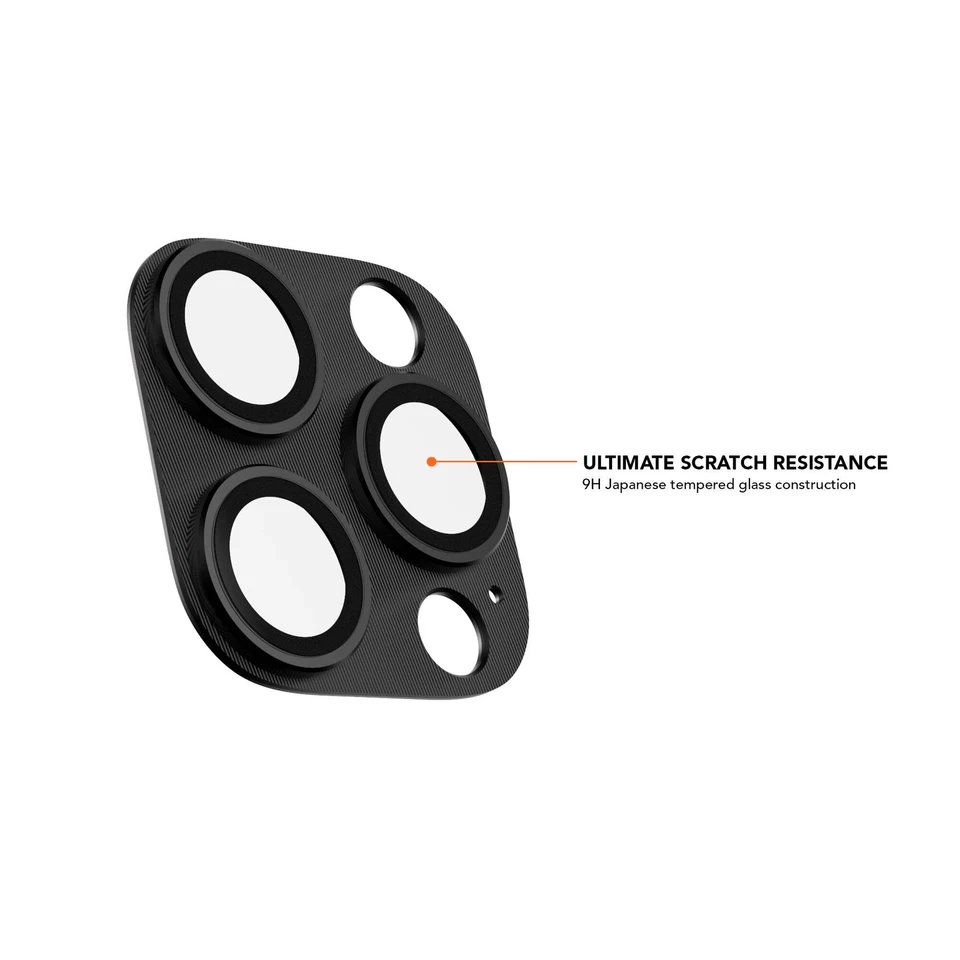 RokForm iPhone 16 Pro Max 相机镜头保护膜 无污垢 耐划痕 — 第 2/4 张图片