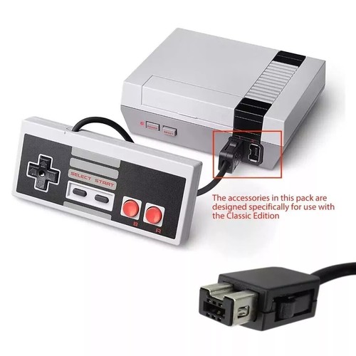 Classic Edition Console Video Game Wired Controller Remote For Nintendo NES Mini - Picture 8 of 11