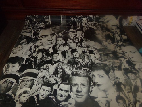 Póster collage vintage caras de Hollywood Laurel y Hardy Jean Harlow Mae West - Imagen 3 de 9