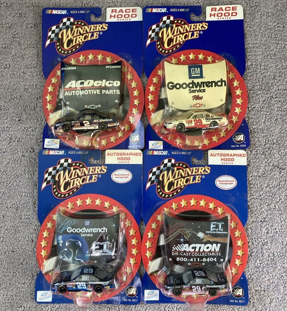 LOT 4 Kevin Harvick #2 #29 NEW NIB Winner's Circle Collectible Die Cast Cars ET