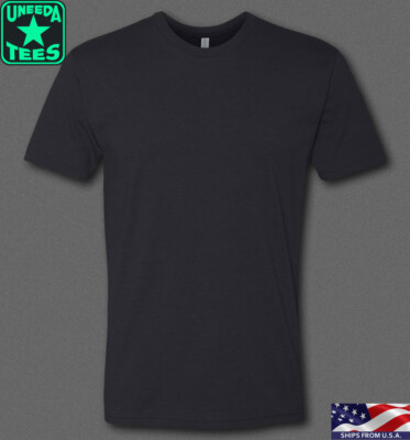 New Next Level Apparel t-shirt, Black Size 6XL Unisex Premium Super Soft 3600