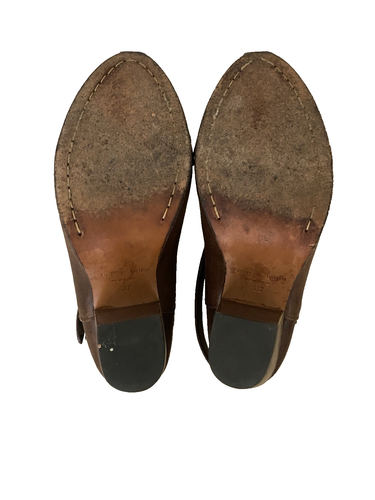 Rag & Bone Womens Harrow Ankle Boots Brown High Heel Bootie EU 37 Taylor Swift - Picture 10 of 11