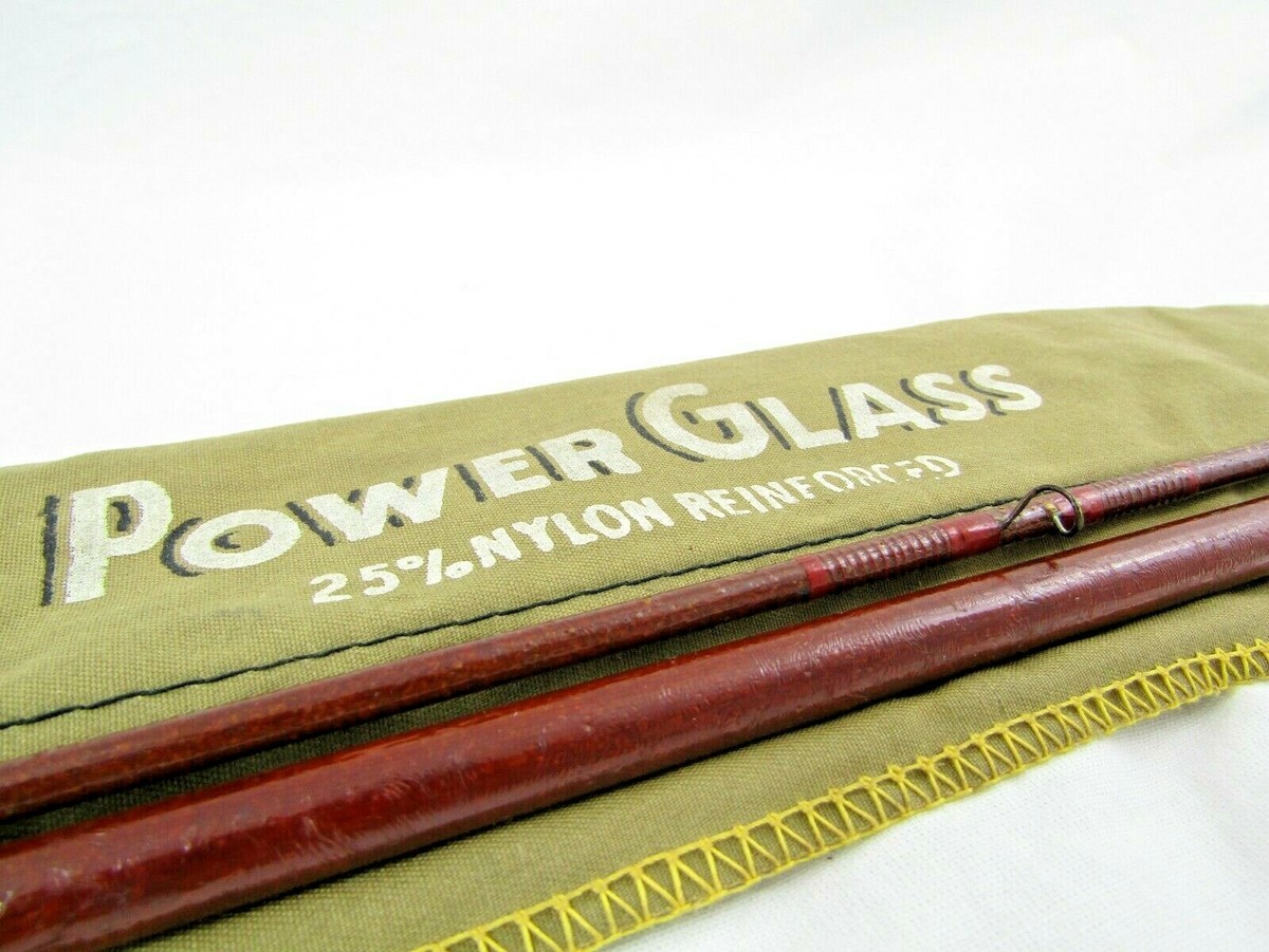 VINTAGE H-I HORROCKS-IBBOTSON POWER GLASS WOODSMAN NO 1218 8' FLY ROD VINTAGE H-I HORROCKS-IBBOTSON POWER GLASS WOODSMAN NO 1218 8' FLY ROD