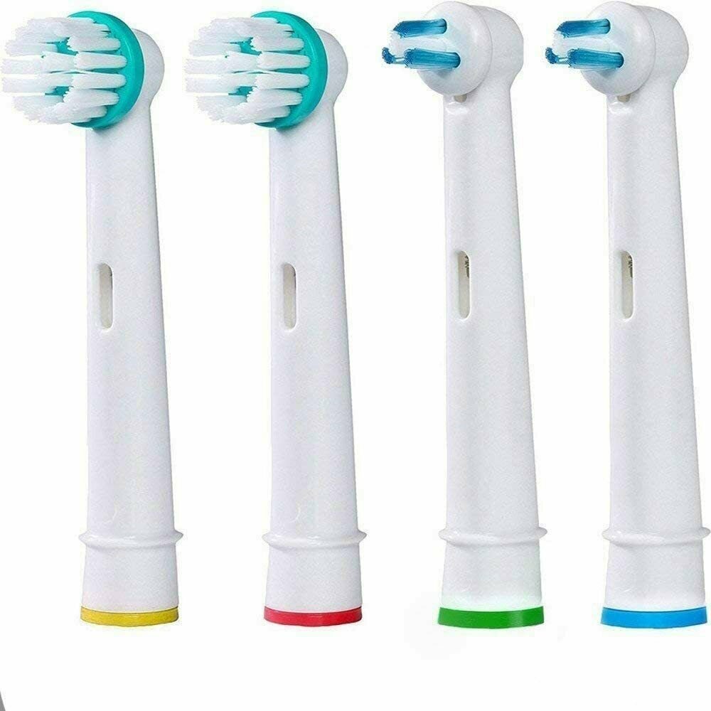 Alayna Replacement Toothbrush Heads 2 Power & 2 Ortho Tip Co