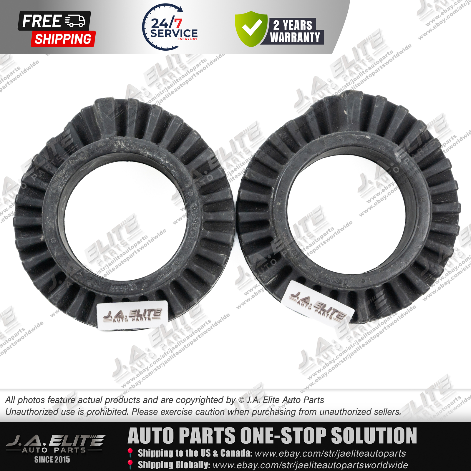 2pcs Genuine Front Shock Absorber Upper Ring fits Maserati Ghibli Quattroporte
