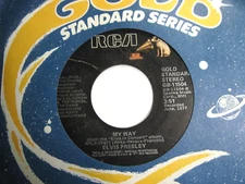 ELVIS PRESLEY * 45 * My Way / Way Down * 1970s * Nice VG/VG+ * RI