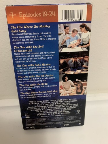 J - Friends - The First Season (VHS, 2002) - Picture 2 of 2