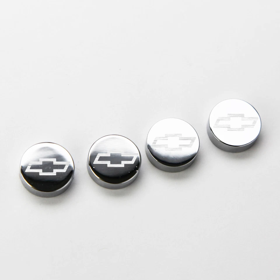 Grabado láser 4 piezas pajarita coche matrícula marco pernos sujetador tornillos tapa cubierta Foto 3 de 4