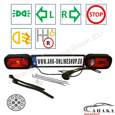 Schild für Heckwarnrampe für Anhänger und Fahrradträger 13br