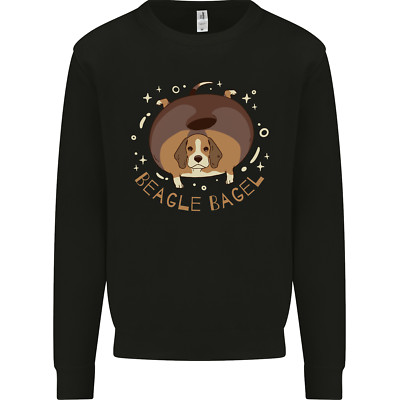 Beagle Bagel lustiger Hund Herren Sweatshirt Pullover