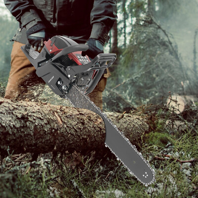 20 inch 2-Stroke Gas Chainsaw for Wood Trees Cutting Garden Farm Ranch 58CC
