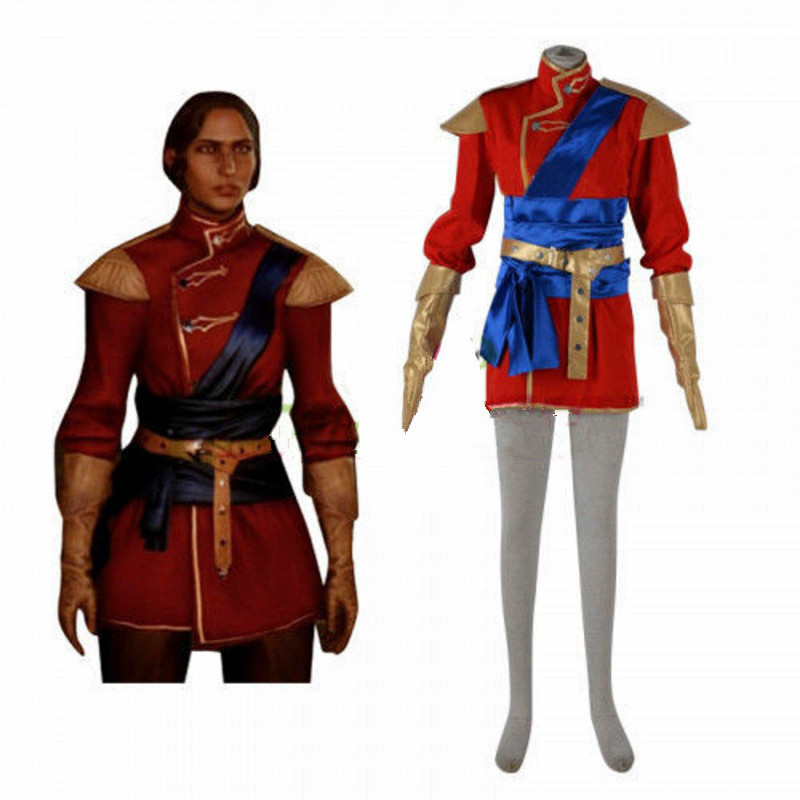 Anime Dragon Age: Inquisition Halamshiral Attire Cosplay Costume Custom made:df