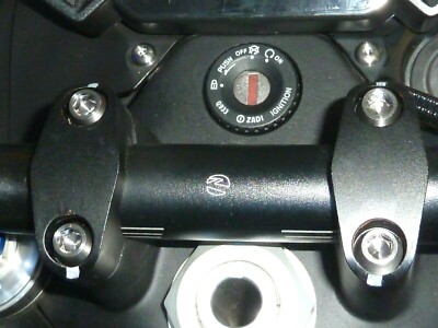 ZERO MOTORCYCLES FXS 2017-2020 Titanium HANDLE BAR CLAMP BRACKET