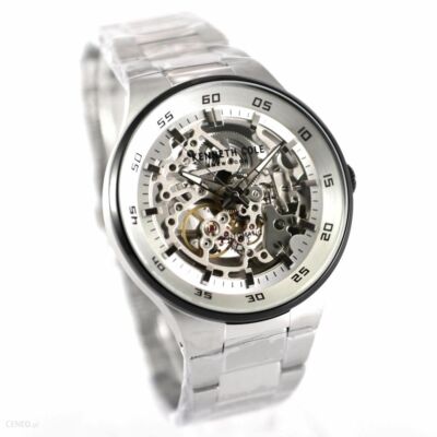 Kenneth Cole Herrenuhr. Automatik Zifferblatt Skelett in Silber. 299,00  NEU