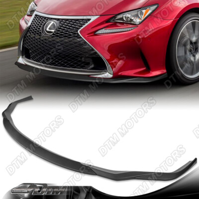For 15-18 Lexus RC300 RC350 AG-Style Black Front Bumper Lip Body