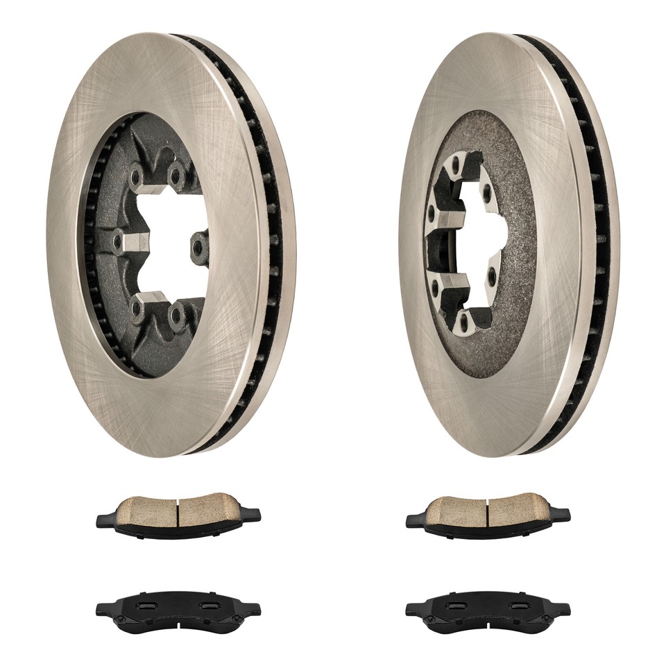 Front Brake Rotors & Ceramic Brake Pads for 20092012 Chevy Colorado