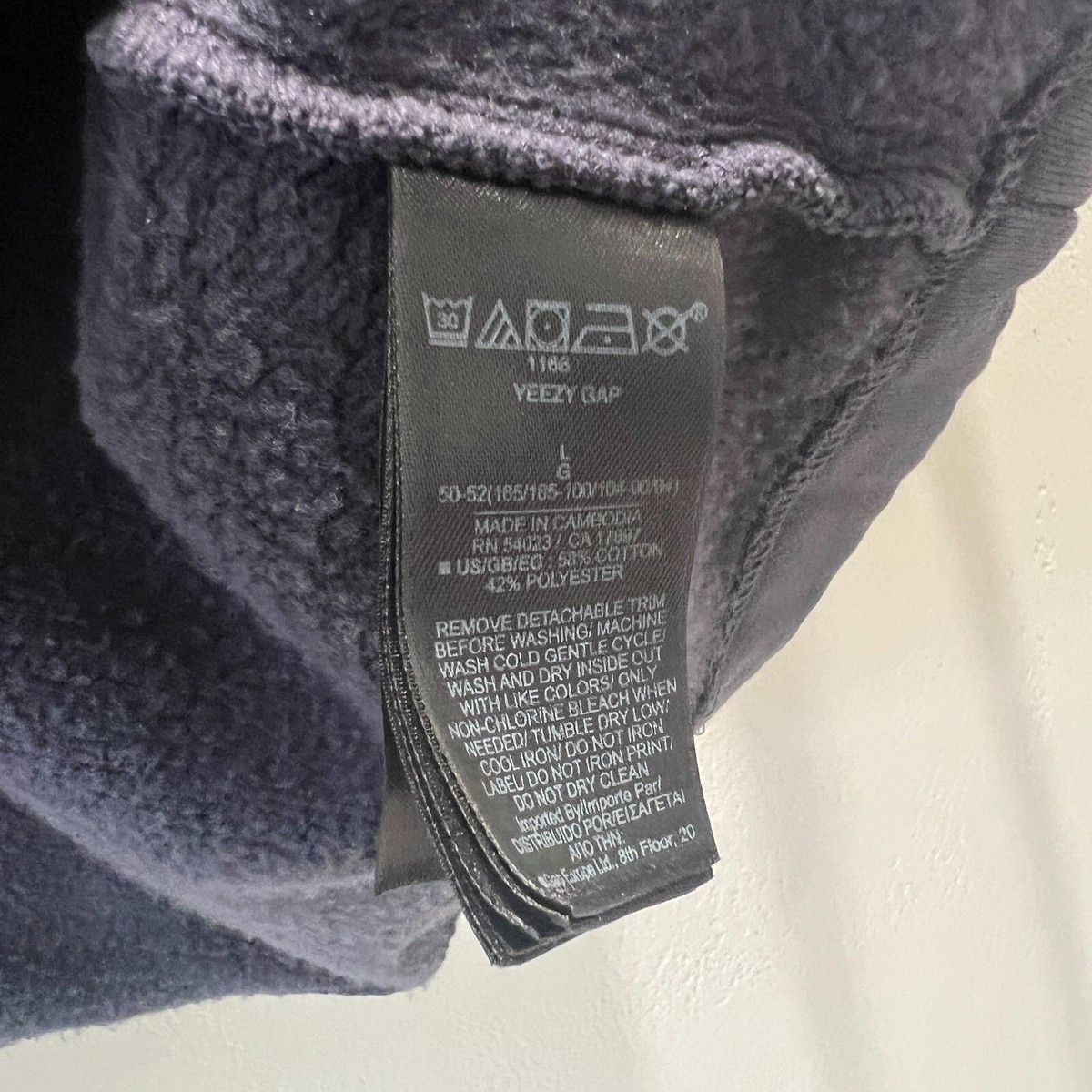 Yeezy Gap Engineered By Balenciaga Dove Padded Heavy Fleece