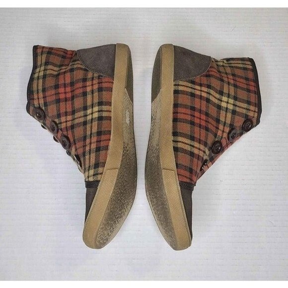 ALDO Plaid Button Design Upper Front Pullover Clo… - image 2