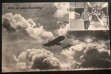 Mint Germany Aviation Postcard Blériot Pilot with his Airplane