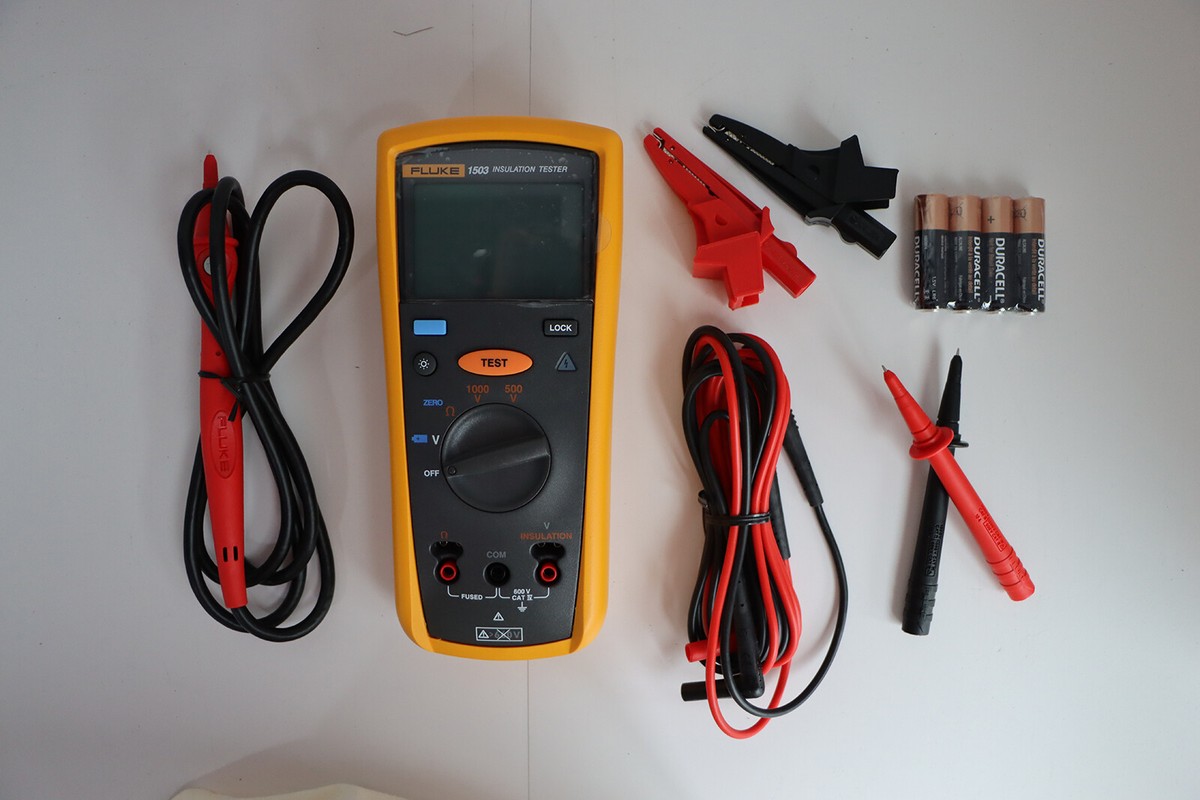 Fluke 1503 Digital Insulation Resistance Tester HighPrecision