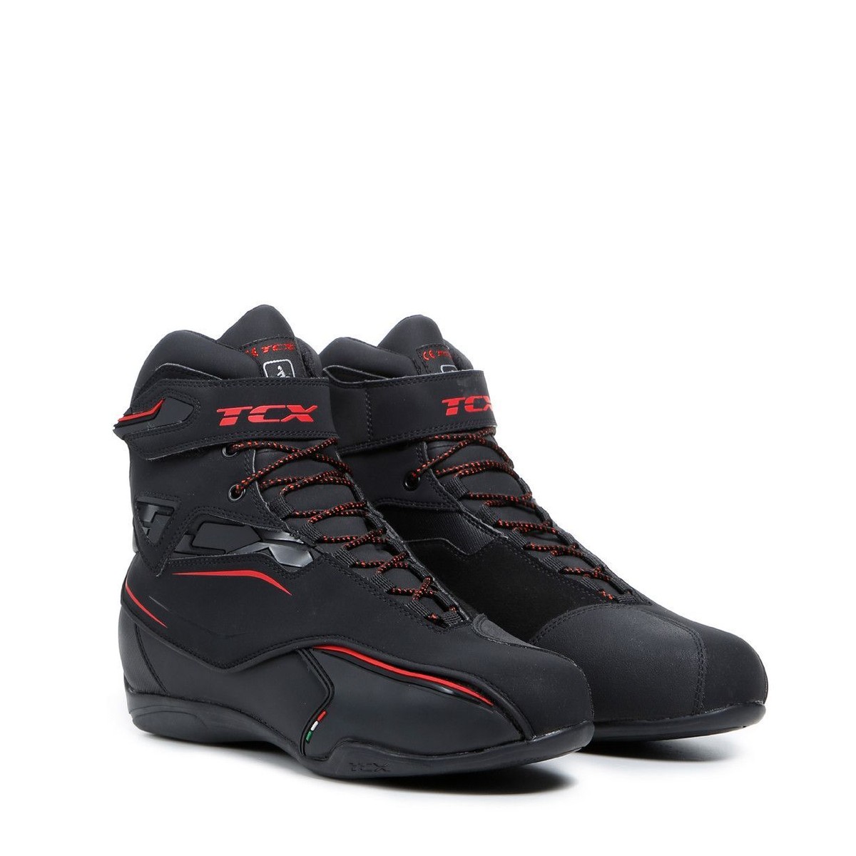 Motorcycle Shoes TCX ZETA WP BLACK/RED UK