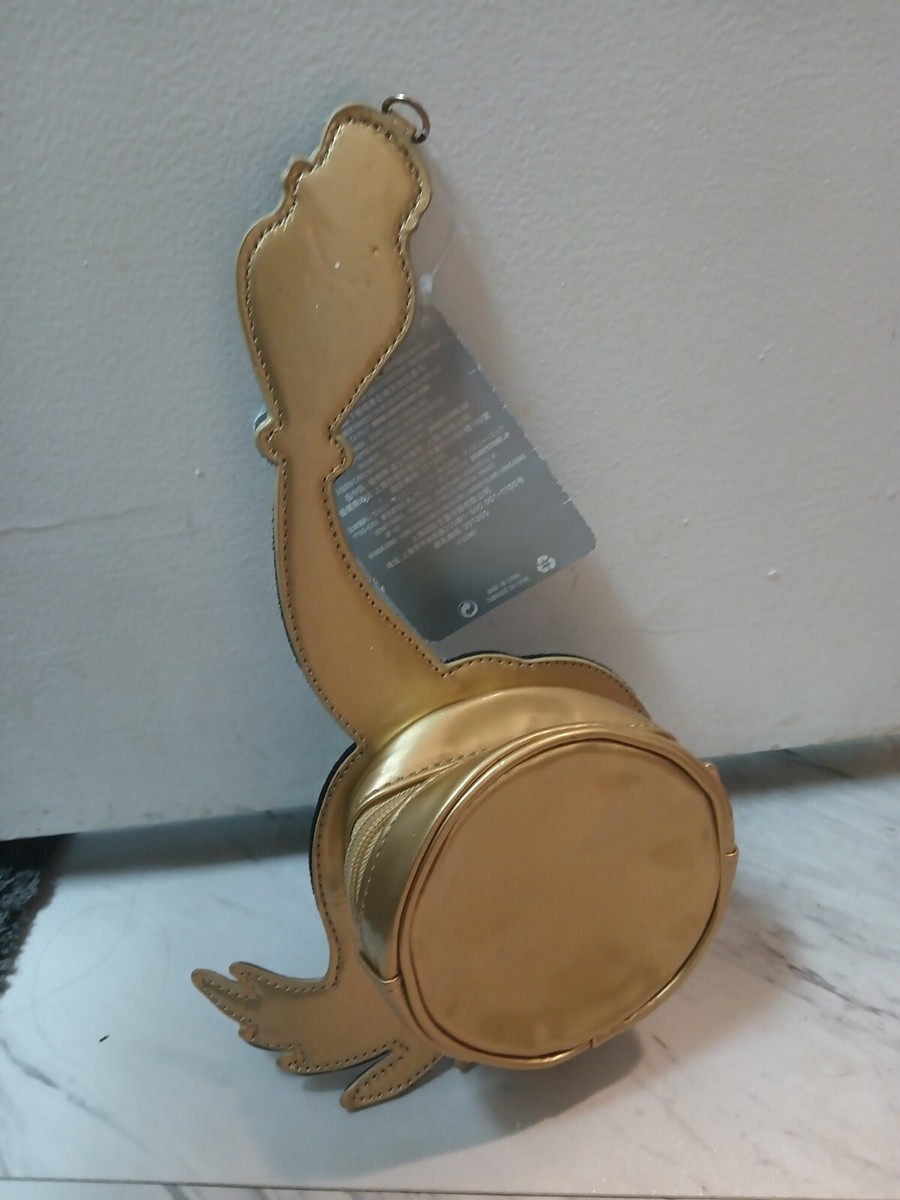 New Disney Store Beauty & The Beast Wristlet Purse Bag Plumette