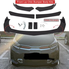 Glossy Black Front Bumper Lip /Splitter Spoiler For Kia