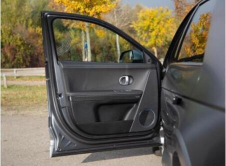 ABS Carbon fiber Interior Car Door Panel Cover Trim For Hyundai IONIQ 5 22-2024 - Bild 4 von 5