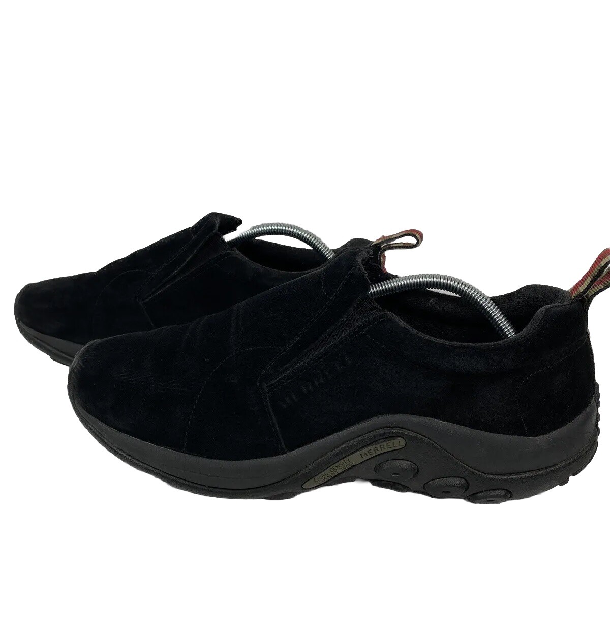Merrell Slip On Jungle Moc scarpa accogliente uomo mezzanotte nero scamosciato casual taglia 11