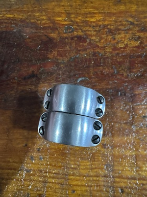 #ad Factory 1quot; Ruger 77 Low Rifle Scope Rings *Silver*. Both Ring Are Same Height $47.04