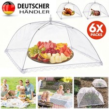 6pcs Fliegengitter Obstnetz Fliegenhaube Speiseschirm Lebensmittel Schutzhaube