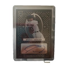 2022 Panini Chronicles Obsidian Autographs Spencer Torkelson AUTO Orange /75
