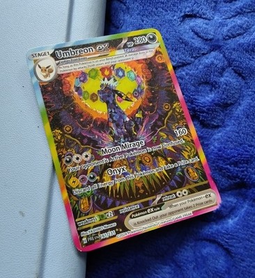 Umbreon ex Metal Pokemon Card Moon Mirage HP 280 Collection/Gift/Display