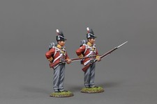 THOMAS GUNN NAPOLEONIC WAR NAP063A BRITISH 28TH REGT OF FOOT CORPORAL AND PRIVAT