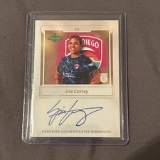 2025 Parkside NWSL Vol 2 - Gia Corley - Auto Signature Series - San Diego Wave
