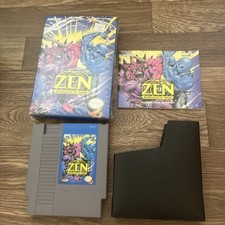 Zen: Intergalactic Ninja (Nintendo,  NES 1993) Complete In Box